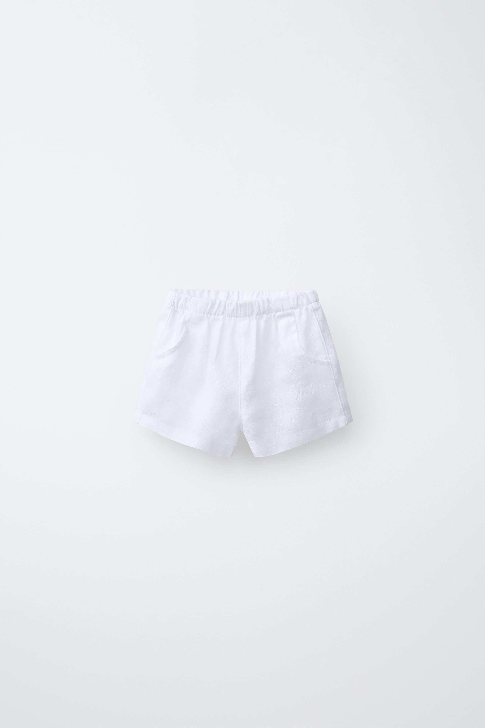 100% LINEN SHORTS